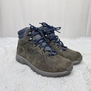 TIMBERLAND / Mt Maddsen Valley Mid Waterproof Hiking Boots gray blue / 6.5